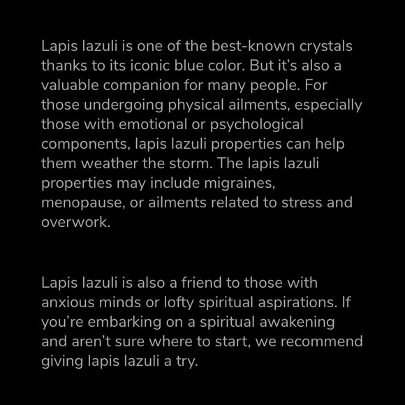 BOGO 🎃Natural Lapiz Heart-Shaped Pendant/ Charm - Picture 6 of 13